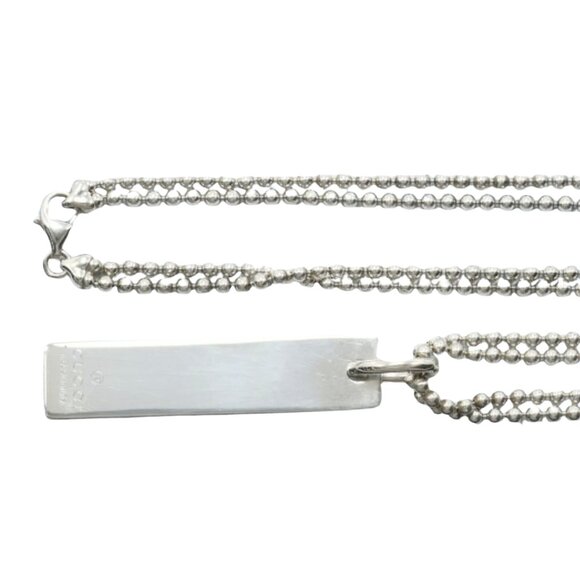 Gucci Double Chain Silver Necklace - Picture 3 of 3